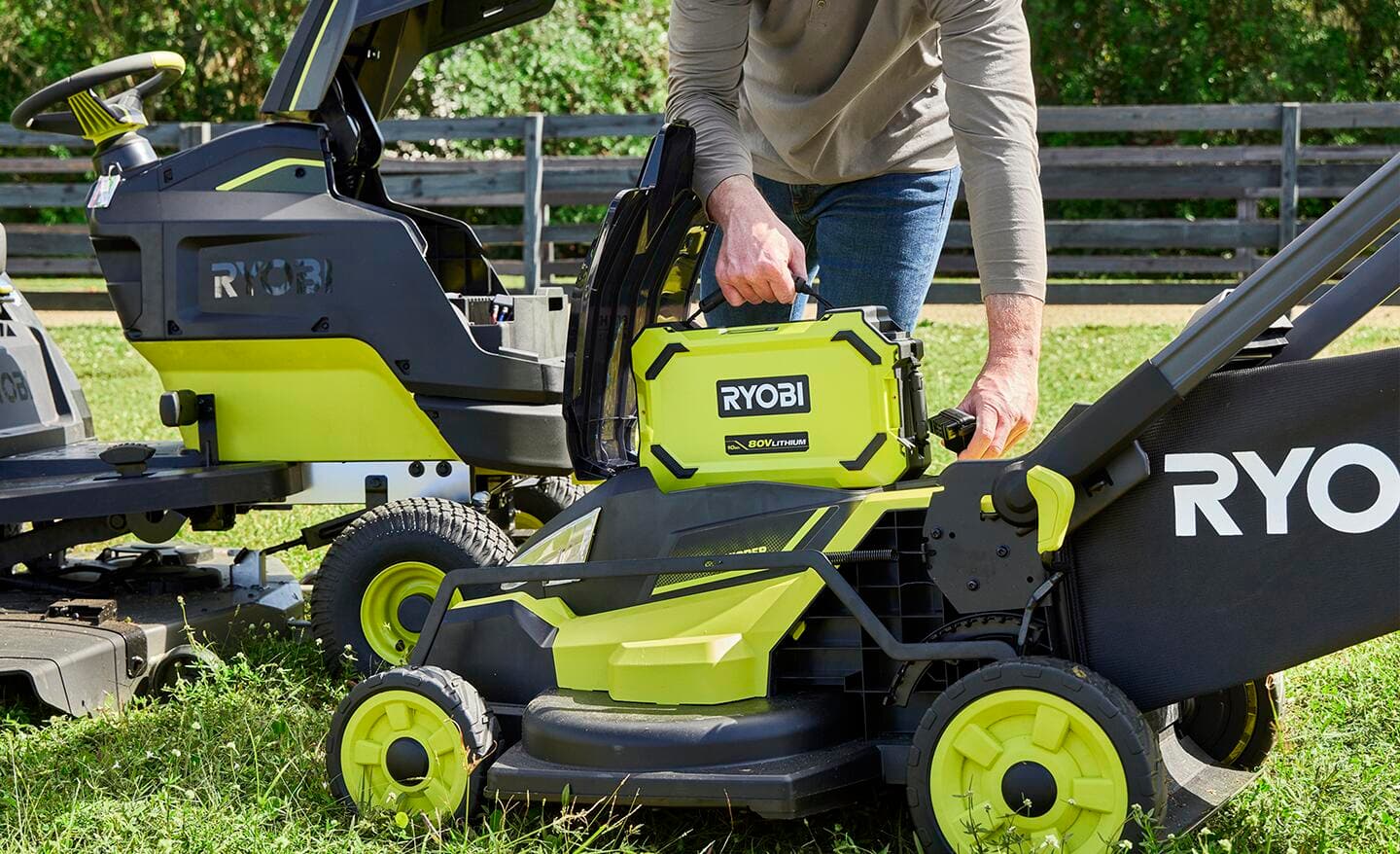 Gas v electric lawn mower sale